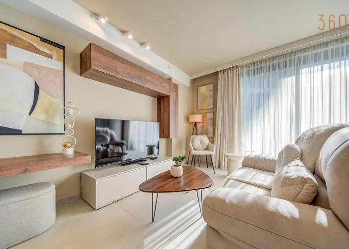 Official Mercury 1br With Rooftop Pool Access & Terrace By 360 Estates * Saint Julian's