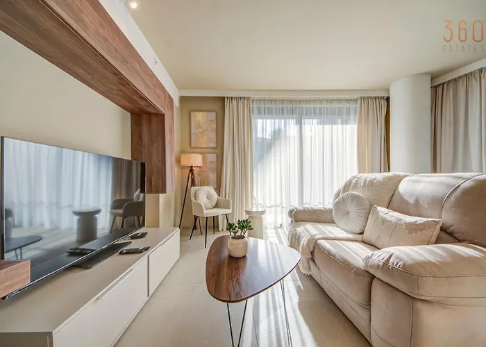 Official Mercury 1br With Rooftop Pool Access & Terrace By 360 Estates Lejlighed Saint Julian's