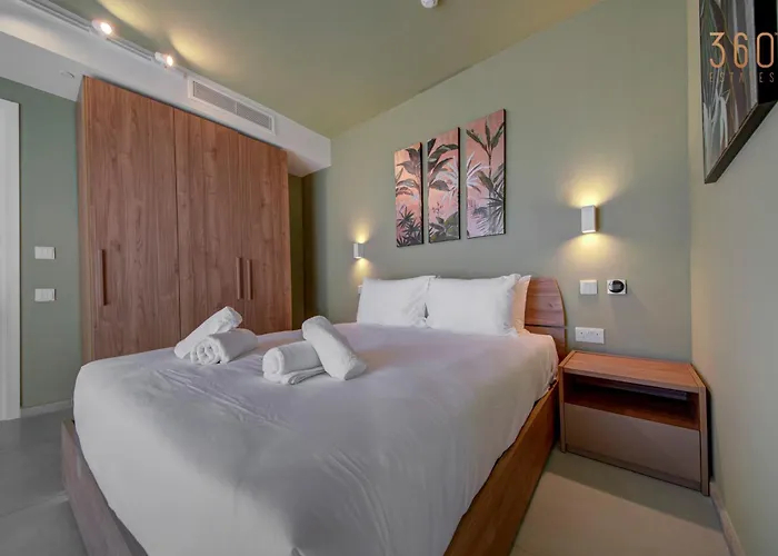 Official Mercury 1br With Rooftop Pool Access & Terrace By 360 Estates * Saint Julian's