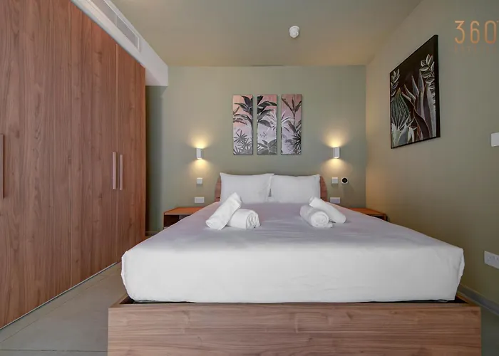 Official Mercury 1br With Rooftop Pool Access & Terrace By 360 Estates * Saint Julian's